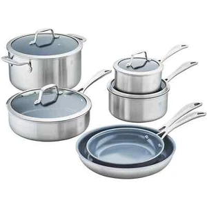 Zwilling JA Henckels Spirit 10-Piece Stainless-Steel Nonstick Cookware Set - Picture 1 of 8