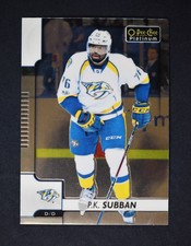2017-18 17-18 O-Pee-Chee OPC Platinum Base #20 P.K. Subban