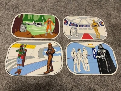 Manteles individuales Sigma Star Wars 1982 vintage - ¡Juego de 4! Foto 1 de 3