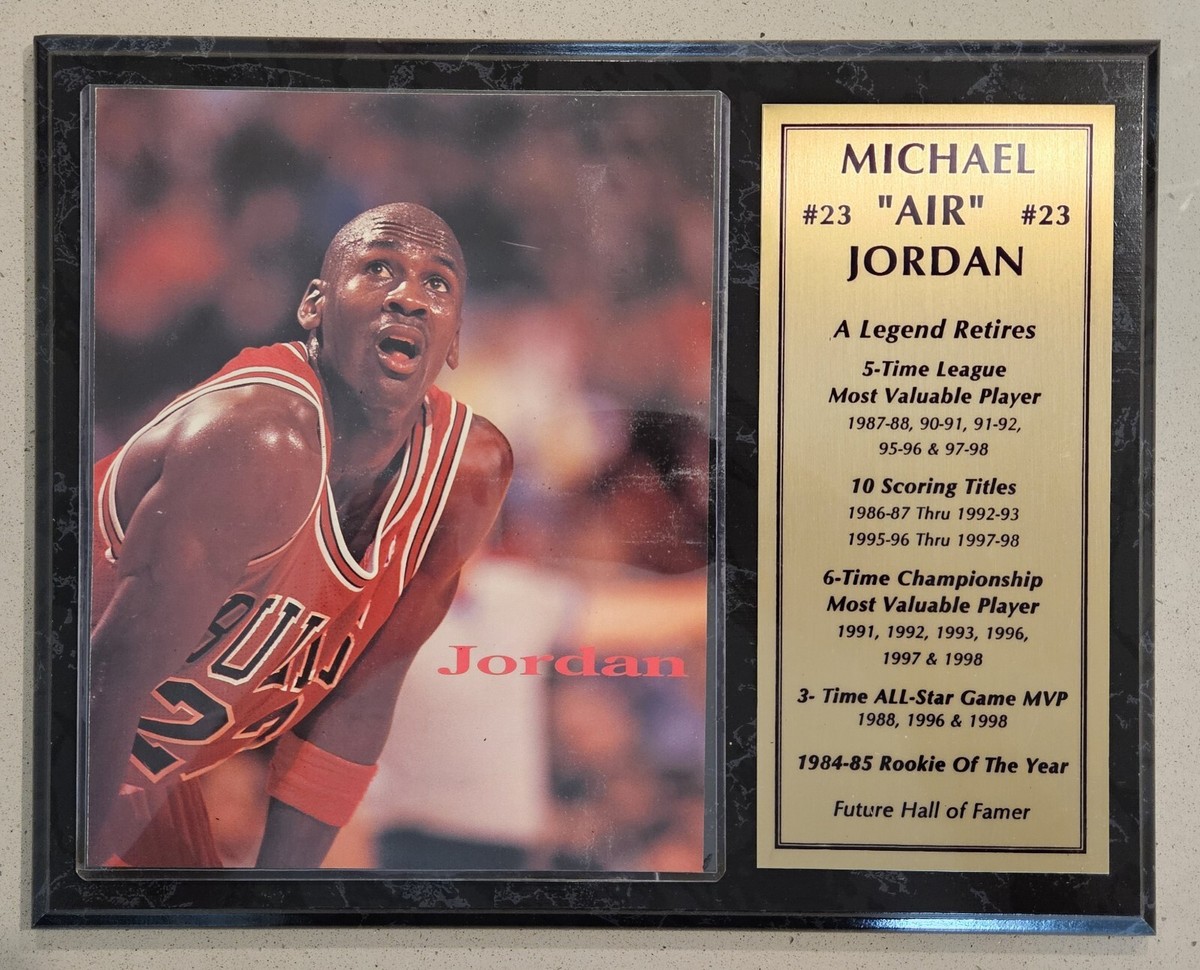 Michael Jordan Chicago Bulls NBA Plaques for sale | eBay Michael Jordan Chicago Bulls NBA Plaques for sale | eBay