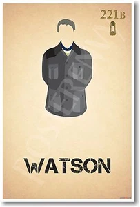 John Watson - NUEVO póster de humor de personaje de ficción - Imagen 1 de 1