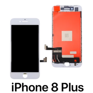 IPHONE 8 PLUS LCD SCHERMO DISPLAY RETINA TOUCH SCREEN VETRO FRAME BIANCO - Imagen 1 de 5