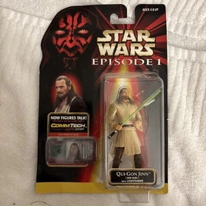 Hasbro Star Wars 1 - Qui-Gon Jinn (Jedi Duel) w/ Lightsaber - New - Picture 1 of 6