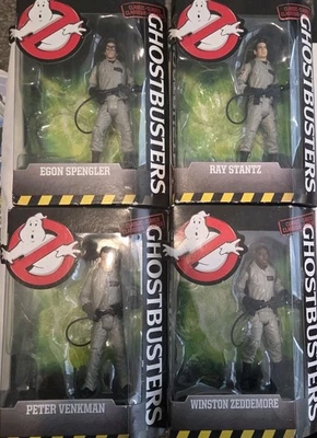 Juego de figuras de acción Mattel 2016 Ghostbusters Classic nuevo en paquete Egon Ray Winston Peter 👻  Foto 1 de 4