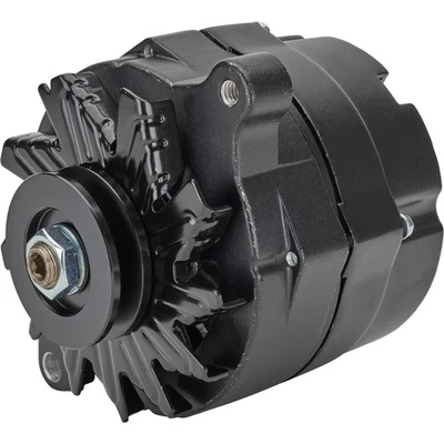 Alternador Ford 1G Style 110 Amp 1 cable, negro: salida de alto amperaje Foto 1 de 4
