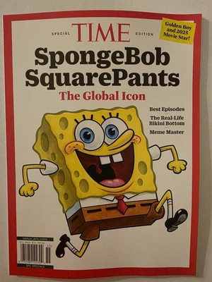SPECIAL TIME EDITION SPONGEBOB SQUAREPANTS THE GLOBAL ICON DEC/FEB 2025-2026... — 第 1/2 张图片