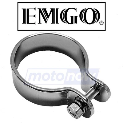 Emgo Short Exhaust Pipe Clamp for 1958-1964 Harley Davidson FLH Duo-Glide - ko Foto 1 de 4