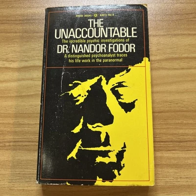 The Unaccountable by Dr. Nandor Fodor - 1968 - Kreskin collection K2 Foto 1 de 4