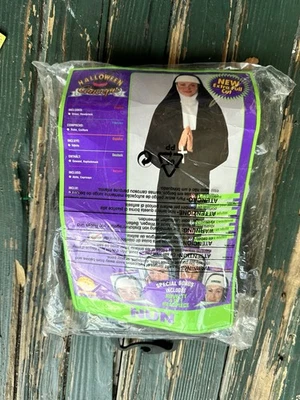 Disfraz de monja Halloween Concepts 4 en 1 estándar para mujer talla hasta 12 Nunsense BL Foto 1 de 3