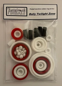 1993 Bally/Midway Twilight Zone máquina pinball kit de anillo de goma TZ - Imagen 1 de 3