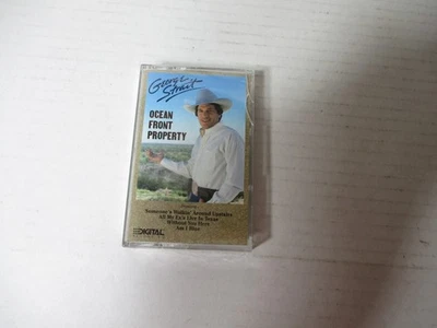 George Strait Ocean Front Property 1987 MCA Country Cassette Sealed New Foto 1 de 3
