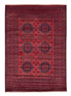 6英尺10英寸x9英尺7英寸传统复古手工打结小地毯东方羊毛地毯 — 第 1/4 张图片