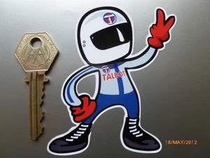 TALBOT RACING DRIVER 2 fingered salute car STICKER RALLYE RACE SPORTS Sunbeam + - Picture 1 of 1