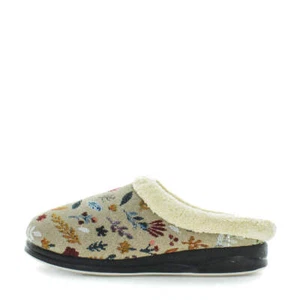 Panda ENDY Slippers Uggs Beige Embroidery Shoe 5 - Picture 1 of 1