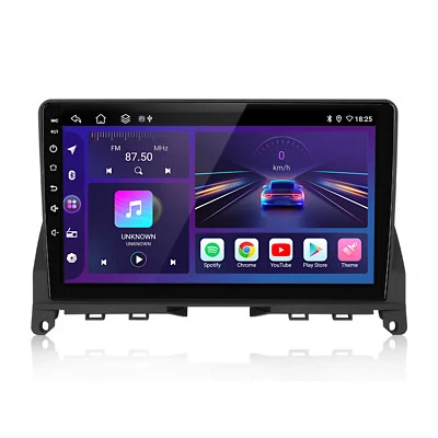 Android Auto Carplay Autoradio Für Mercedes C Class W204 S204 GPS NAVI WiFi SWC - Bild 1 von 4