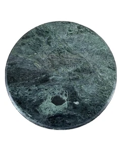 Piatto Girevole Diam.35cm Marmo Verde Green Marble Rotating Tray D.35cm - Foto 1 di 3
