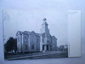 Postal vintage 1915 - Escuela central - Napa, CA - Imagen 1 de 1