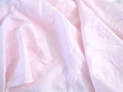 Silk Georgette fabric  Light Pink 4 lin yds 45"w some see thru no stretch 1 pc - Image 1 of 4