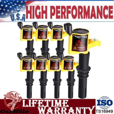 Juego de 8 bobinas de encendido DG511 para Ford Explorer 2006 2007 2008 4,6 L 5,4 L V8 Foto 1 de 4