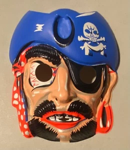VINTAGE & UNBENUTZTE BEN COOPER ODER COLLEGEVILLE PIRAT HALLOWEEN KOSTÜMMASKE - Bild 1 von 2