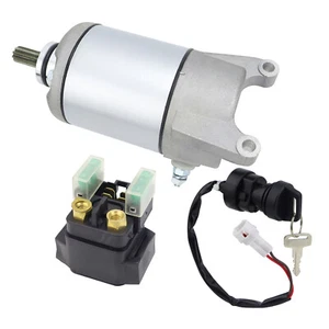 Starter&Relay For Yamaha Grizzly 350 2WD 4WD 2007-2014 ATV with Switch - Picture 1 of 13