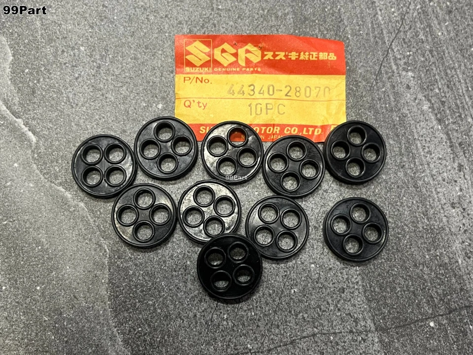 Junta de grifo de combustible PARA Suzuki A100 TC100 TS75 TS100 TS125 TS185 TS250 TS400 GT185 Foto 1 de 3