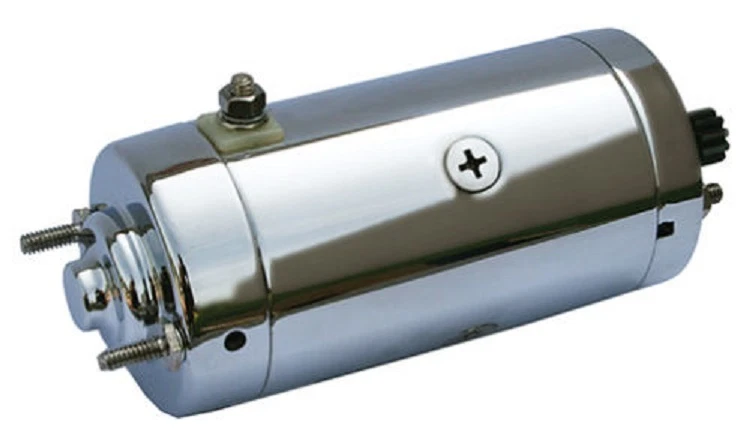 CHROME PRESTOLITE STARTER HARLEY SPORTSTER XL XLH AND SHOVELHEAD FL FLH FXR - Image 1 of 1