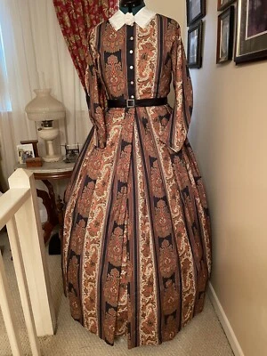 Civil War Reenactment Day Dress Size 10  - Image 1 of 3