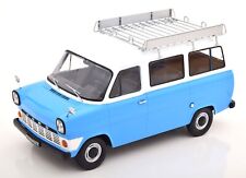 42606997606301 18 Kk-scale Ford Transit Mk1 Bus 1965 Lightblue/white