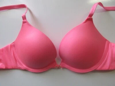 Betsey Johnson J9800 Forever Perfect Push Up UW Bra Pink 30C B400.C30 - Image 1 of 4