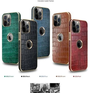 Do iPhone Crocodile Skin Etui na telefon Cover iphone11/12/13/14 - Zdjęcie 1 z 17