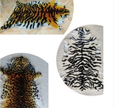 Luxury Tiger/White Tiger/Leopard Rug/Blanket Genuine Australian Sheepskin/Wool 