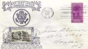 854 3c INAUGURACIÓN DE WASHINGTON - Crosby 9e - Imagen 1 de 1