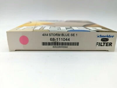 New Schneider 4x4" Storm Blue 1 Soft Edge Graduated Filter Color Grad 68-111044 - Image 1 of 4