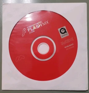 Macromedia Flash MX 2004 for Windows Mac Macintosh OS X Quicktime - Picture 1 of 3