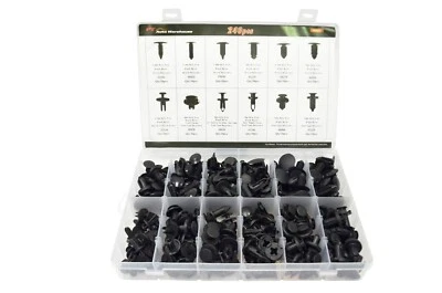 Bumper Fender Liner Push Type Retainer Clips Assortment Kit 240pcs - Image 1 of 4