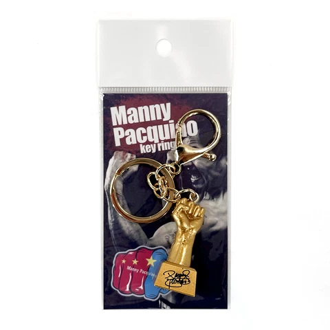 Manny Pacquiao Key Ring Hand Boxing Champion Legend Boxer Engraved Autograph ABS Cover