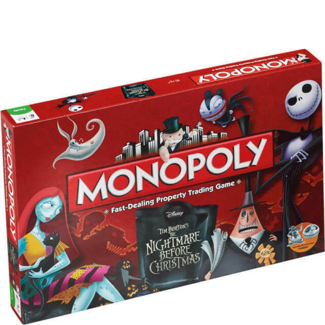 Monopoly: Tim Burton's The Nightmare Before Christmas Board Game - Image 1 of 1