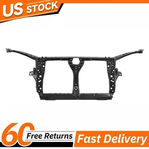 Black Steel Radiator Support Assembly For Subaru WRX WRX STI 2015-2021 - Picture 1 of 17