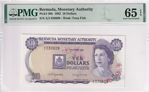 Bermuda, 10 Dollars, 1982, UNC, p30b - Picture 1 of 2