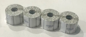 4pk National Checking DCG-DP22-4MC 2” x 1” Durapeel Blank Removable White Labels - Picture 1 of 2