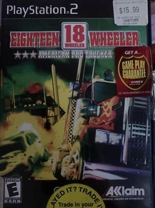 Eighteen 18 Wheeler: American Pro Trucker (Sony PlayStation 2, 2001) - Picture 1 of 2