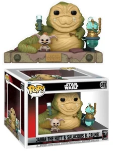 Star Wars Return of the Jedi 40th Anniversary - Jabba with Salacious Pop! OE - Picture 1 of 4