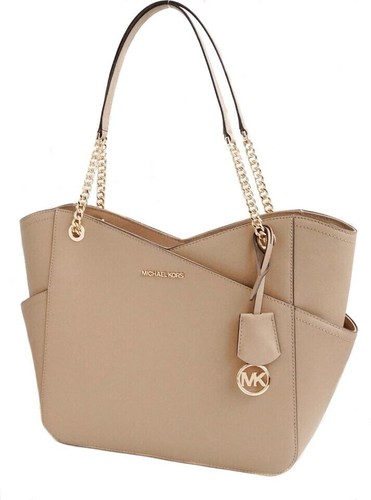 MICHAEL KORS BORSA BAG JET SET TRAVEL LG X CHAIN SHLDR TOTE cammello