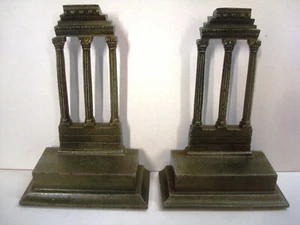 Sombreros antiguos de hierro fundido Temple of Castor & Pollux Bradley Hubbard Grand Tour - Imagen 1 de 10