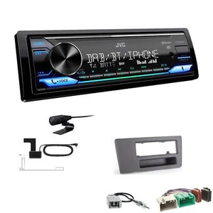 JVC Digital 1-DIN Autoradio DAB+ Bluetooth für Volvo V70 2004-2007 schwarz - Bild 1 von 6