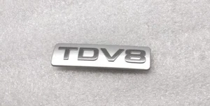 Emblem TDV8 Badge Chrome Land Rover Range Rover L322 8H42-000A16-BA - Picture 1 of 3