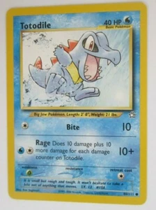 008PK080 -  Totodile - 80/111 - Neo Genesis - Common ] - Bild 1 von 2