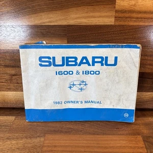 1982 Subaru 1600 & 1800 Original OWNERS AND DRIVERS MANUAL - Picture 1 of 6
