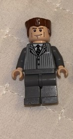Lego Spider-Man 3 Minifigure: Harry Osborn (spd022) Gray Suit 4857 Ock's Lab